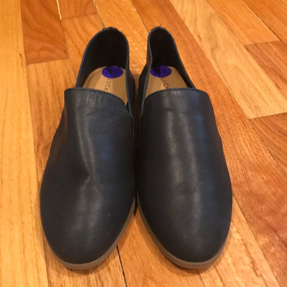 Lucky Brand cookie vintage leath loafers